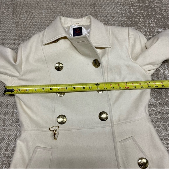 Beyonce Dereon Wool Pea Coat. - Picture 13 of 16